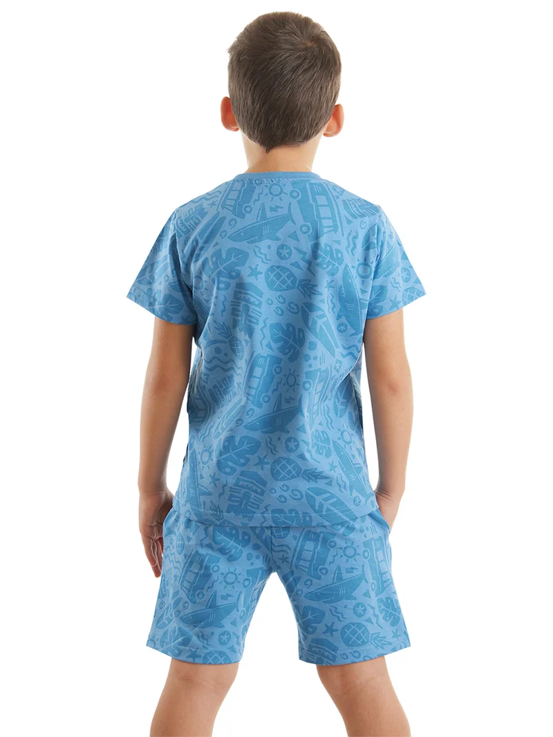 MSHB&G Shark Sea Boy T-shirt&Shorts Set